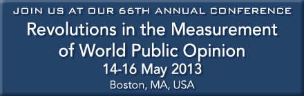 WAPOR 66th Annual Conference | World Association for Public Opinion Research